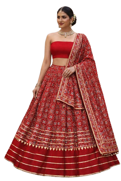 KOTA DORIYA LEHANGA CHOLI SET FOR WEDDING AND FESTIVAL