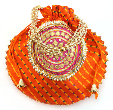 Lehariya Potli Bags For Return Gift